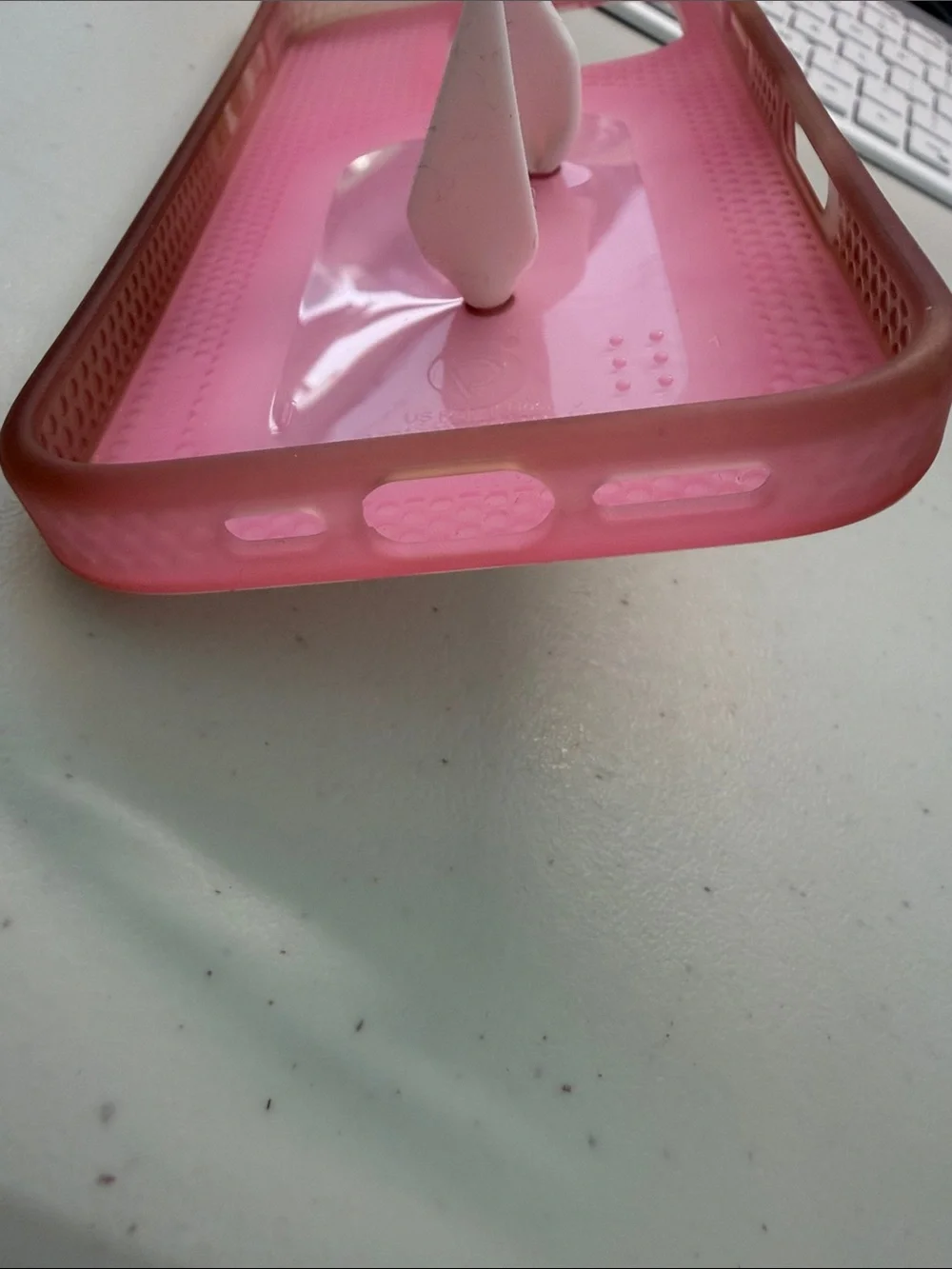 Loopy iPhone 16Pro Pink Bow Phone Case